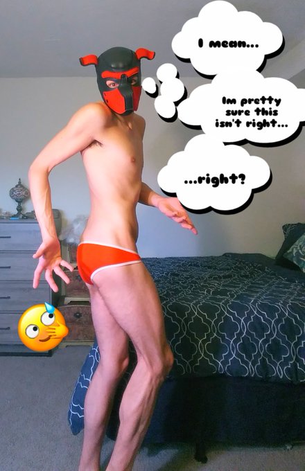 3 pic. ? help a pup out... Are these supposed to be so small? ? ...and why do I kinda like 'em?
#gaypup