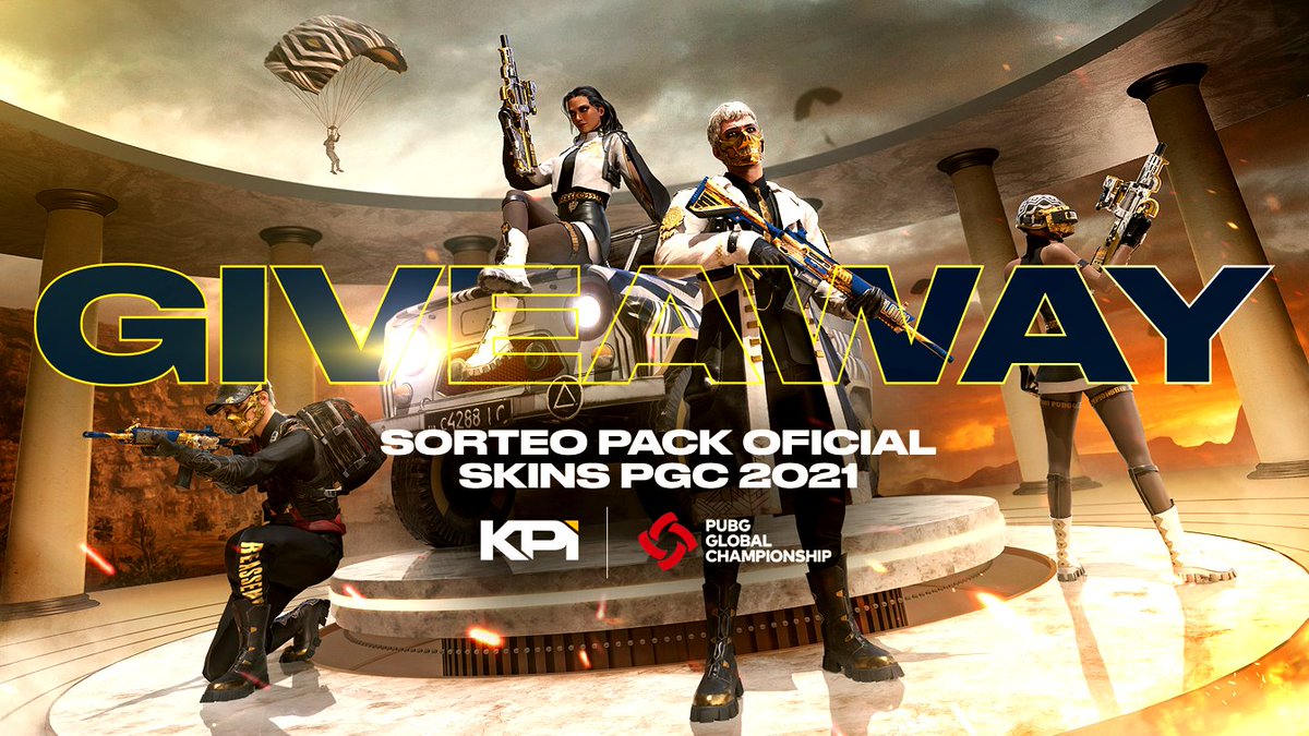 KPI_WORLD's tweet photo. SORTEO de 5 packs de skins oficiales de PUBG PGC 😎

Para participar:
✅ Follow
✅ Like
✅ Retweet

Los ganadores serán elegidos el jueves
#KPIONTOP #PGC2021 #PUBGEsports https://t.co/XPTrvvsx6X