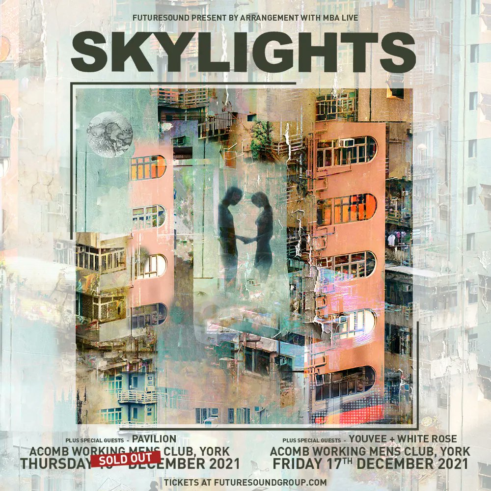 youveeband's tweet photo. We will be supporting @skylightsYRA on the 17th December along with White Rose! 
Going to be and epic night!! Tickets are available via the link  - https://t.co/wSx0yGoalJ
See you there x https://t.co/3Rsx89ZsHq