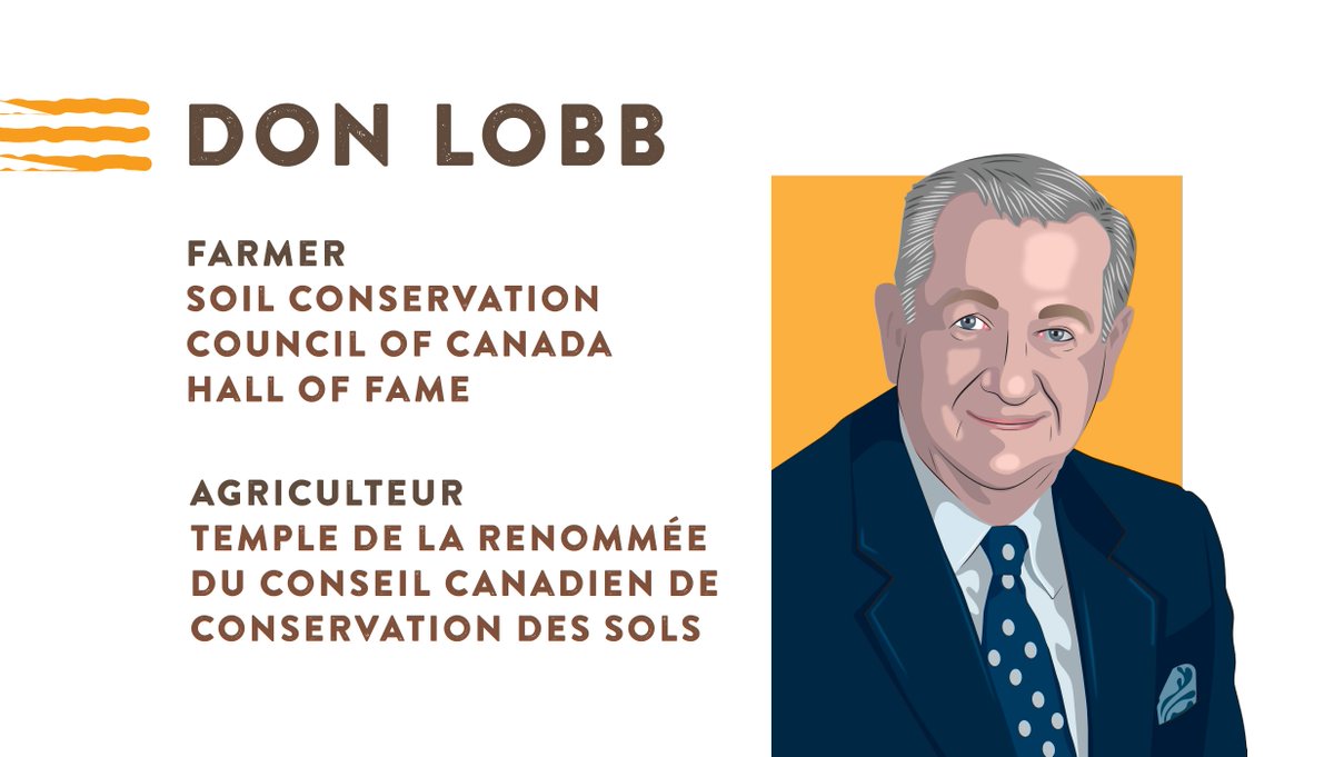 Ontario farmer Don Lobb grew knowledge about sustainable farming. From 1962 to 1997, his farm hosted over 50 soil research projects. These projects demonstrated the benefits of no-till farming, changing how we farm today. #WorldSoilDay #SoilSuperheroes