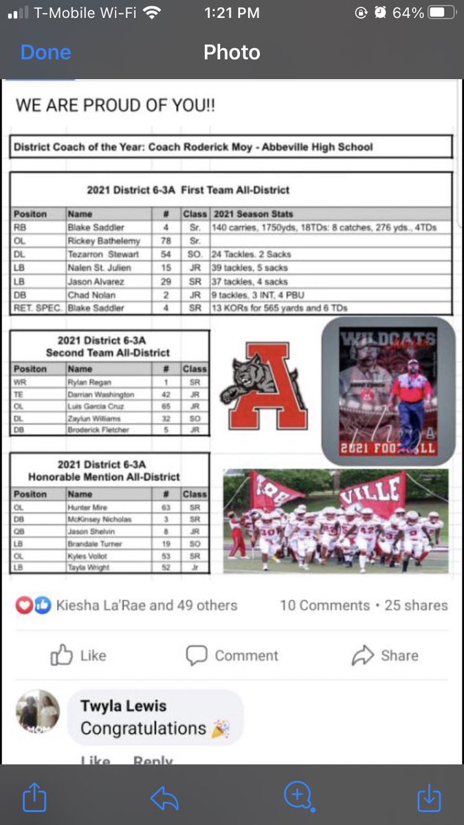 Blessed to first team all district🤟🏾💕