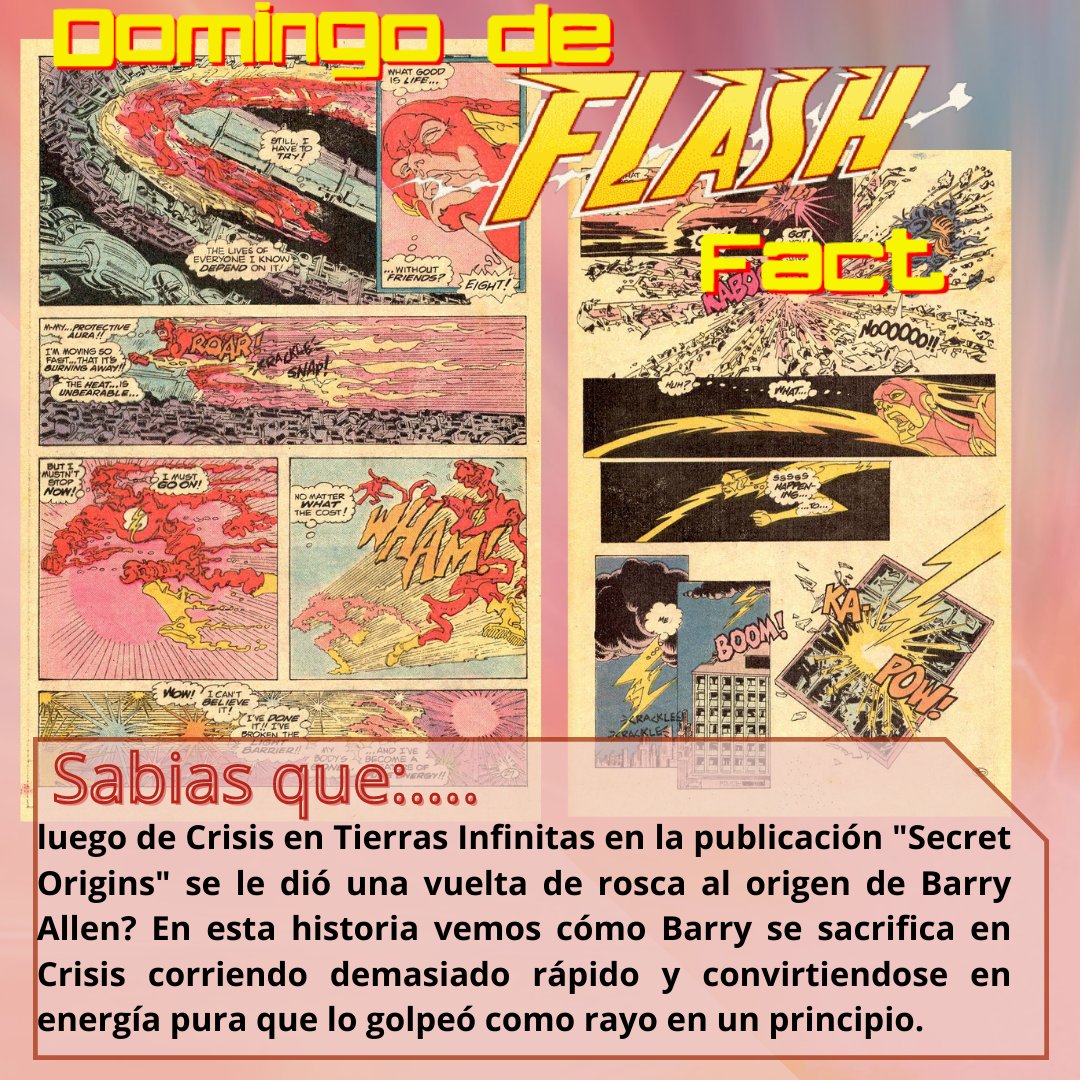SpeedForceArg's tweet image. Domingo de #FlashFact!!!