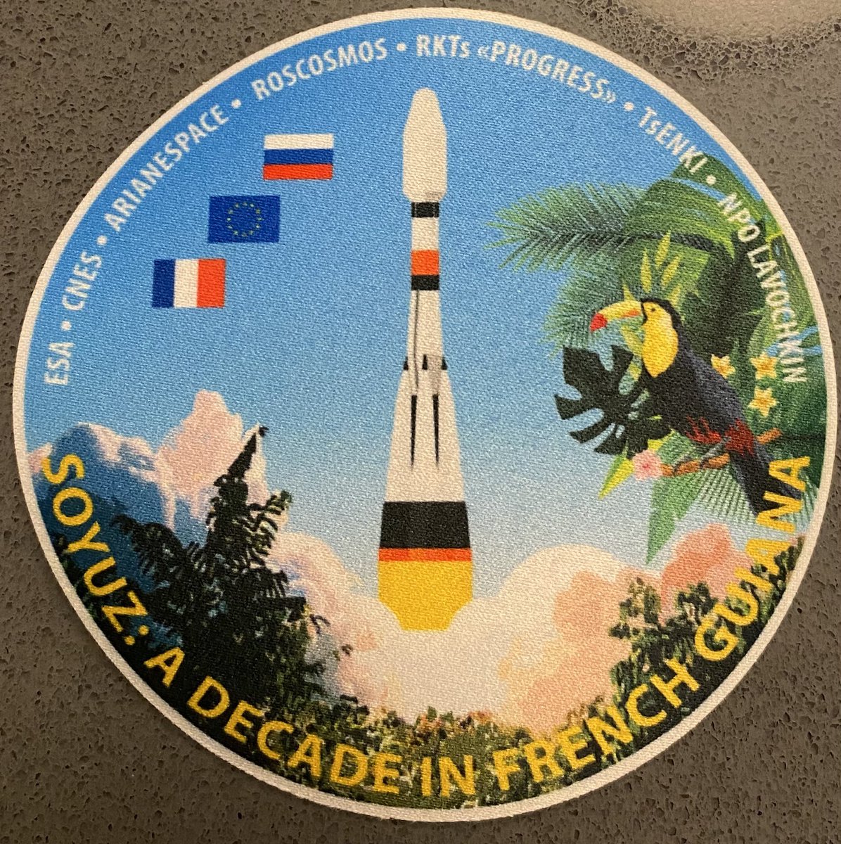 DutchSpace's tweet photo. Also nice, 10 years of Soyuz in CSG, VS01 to VS26, now I can start feeling even more old, having been there at the start with VS01 :) #VS01 #VS26 #CSG #Soyuz https://t.co/eziby9trns