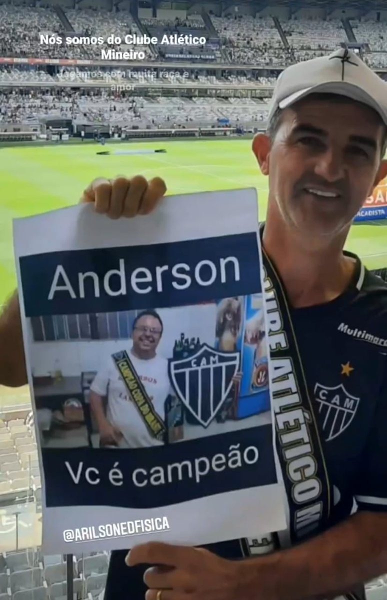 Sim, meu irmão está no Mineirão <a href="/atletico/">Atlético</a> ele TB e campeão