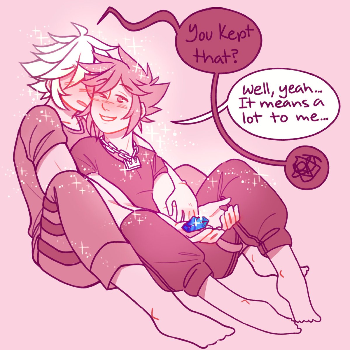KatIsARataTata's tweet photo. Posting these two sweet and tendie soriku pieces for #sorikuweek2021 💕💕💕💕💕 https://t.co/v61KYnbOa0