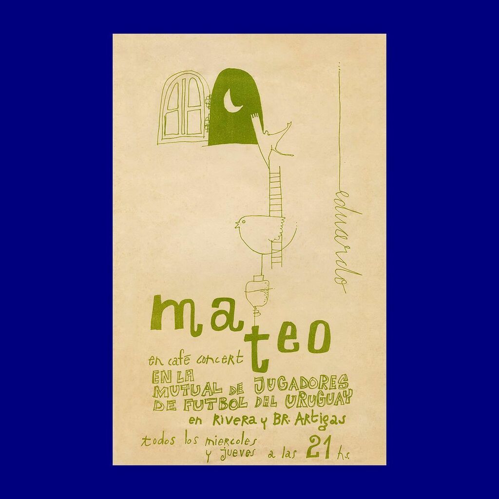 lapatriauy's tweet photo. Espectáculo Eduardo Mateo · Eduardo Mateo Show
—
Musica · Music
—
Maca @yauguru_editorial
—
1985
—
#afiche #poster #art #affiche #plakat #movieposter #advertising #design #graphicdesign #Uruguay #posters #designporn #artonpaper #designhistory #posterhouse #posterhousenyc #di… https://t.co/23I4aKkvWA
