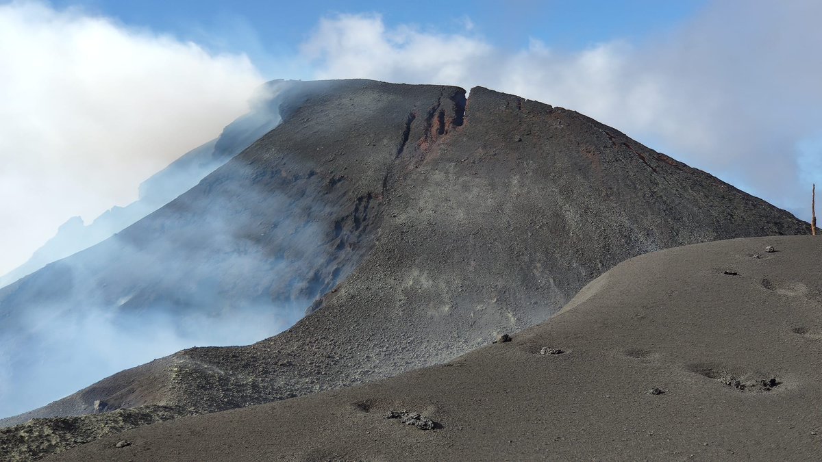 Las características de un volcán