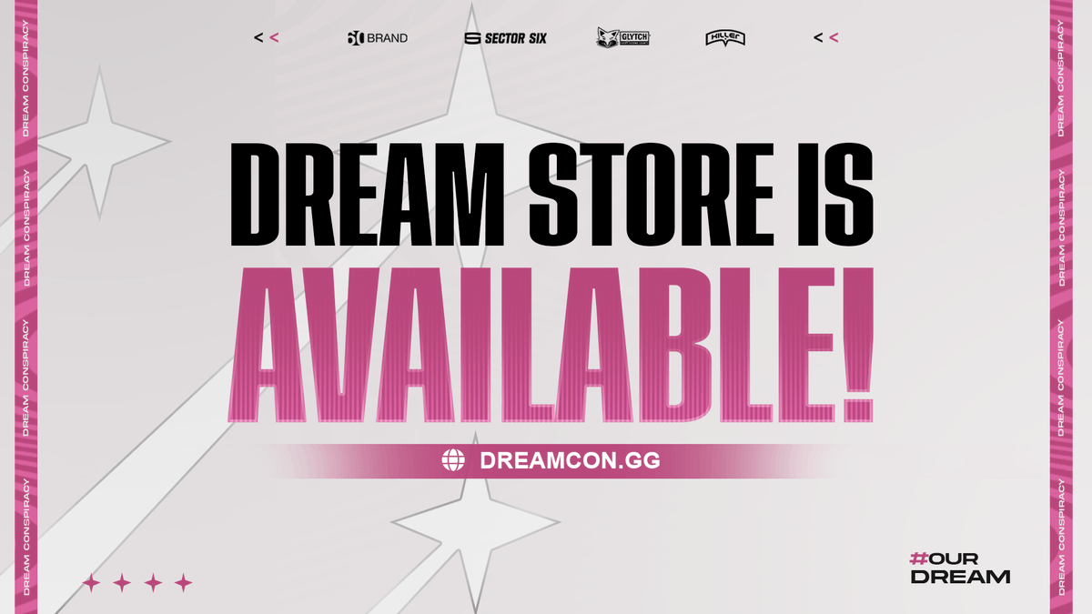 DreamConGG's tweet photo. 🚨 DREAM STORE 🚨

Dreamers! Our merchandise is now live! Go check out the first drop of DreaM Apparel! 🔥

🔗: https://t.co/xFZBYt8BZF

#OurDreaM https://t.co/qpTfv5m7Oi