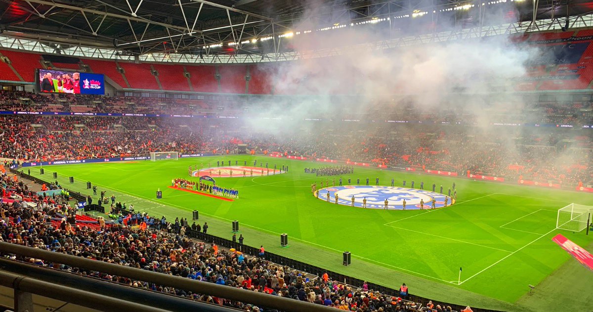 What an awesome day at Wembley Stadium performing at the @VitalityWFACup Final! Congratulations @ChelseaFCW on your amazing result! 🏆⚽️

Find out more about the @Corpsarmymusic here: 
bit.ly/bandsandhurst

#WomensFACupFinal #FACupFinal #BritishArmyMusic 

📸: Mr Tim Long