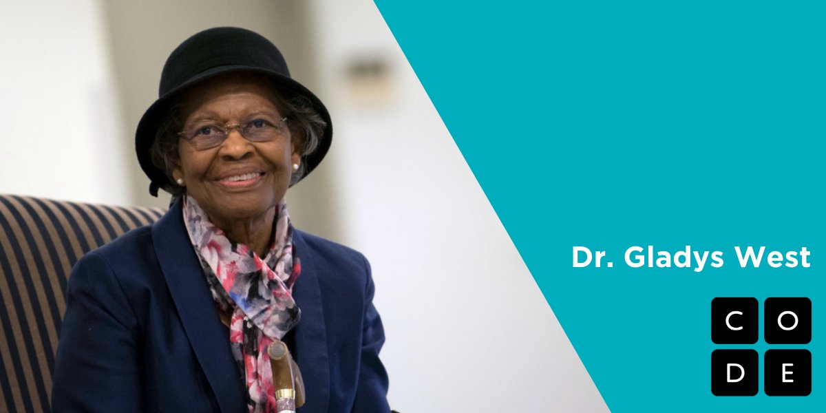 #RoleModelsInCS: Dr. Gladys West is a mathematician whose calculations and computer programming helped pave the way for GPS technology. 

If you've ever used a mapping platform to help you get somewhere new, you have Dr. West to thank! 🌐