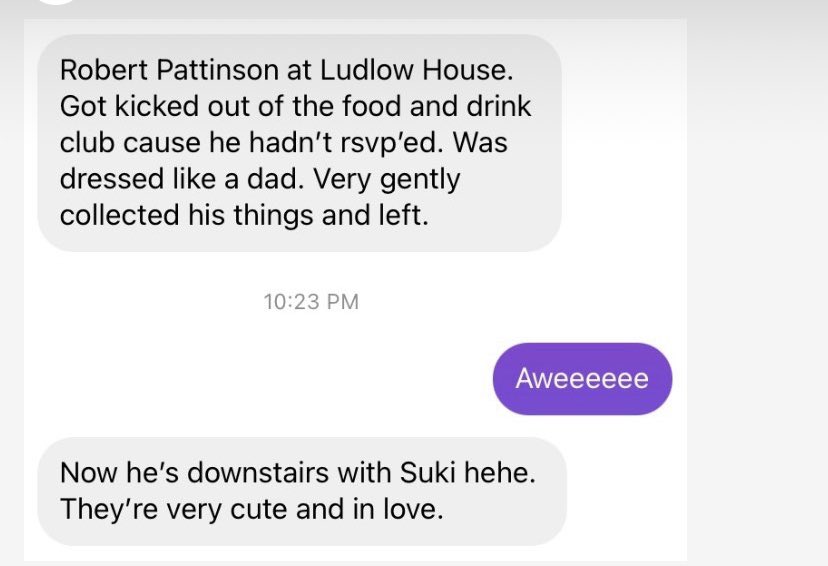 thomspttnsn's tweet image. ROB!! “got kicked out”, “very gently collected his things and left”, “dressed like a dad” lowkey laughing