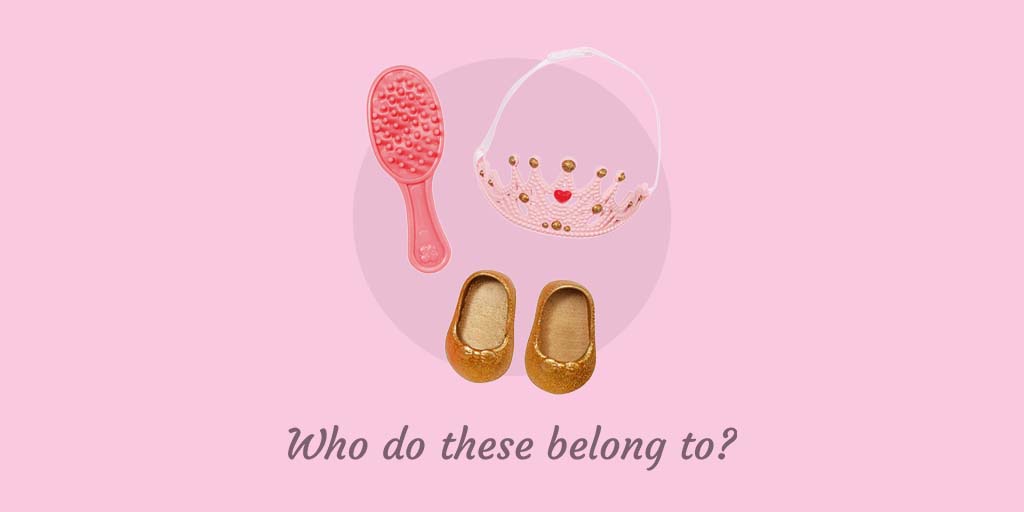 Can you guess which perfect princess these very royal accessories belong to? 👑

Hint: she can often be found with her trusty steed!