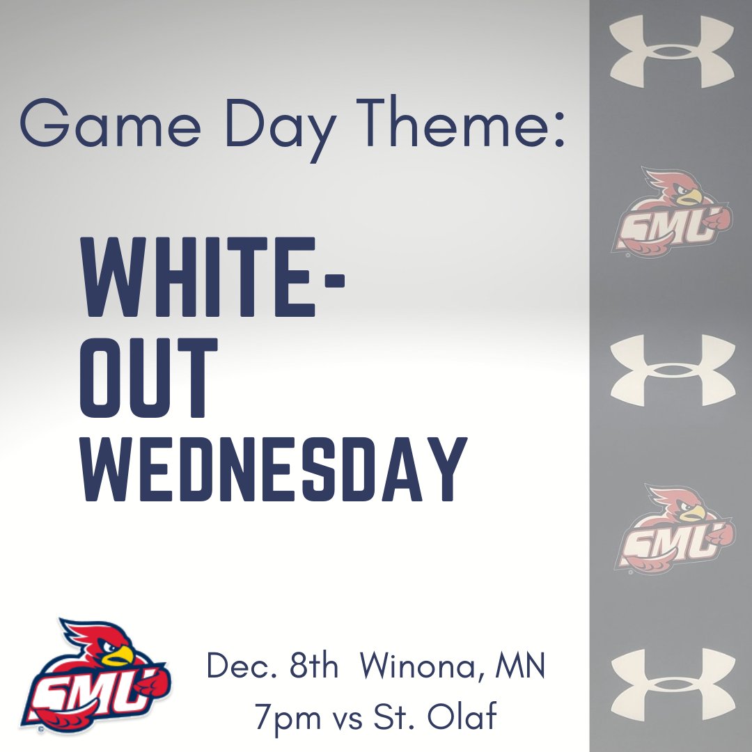 saintmarys_wbb's tweet image. 🚨ITS A WHITEOUT🚨  
❄ season = 🏀 season!!  No other sporting events on campus Wednesday night, lets show some school pride with a whiteout! Bring the noise Cardinal Nation!#cardinalpride #fillingthenest