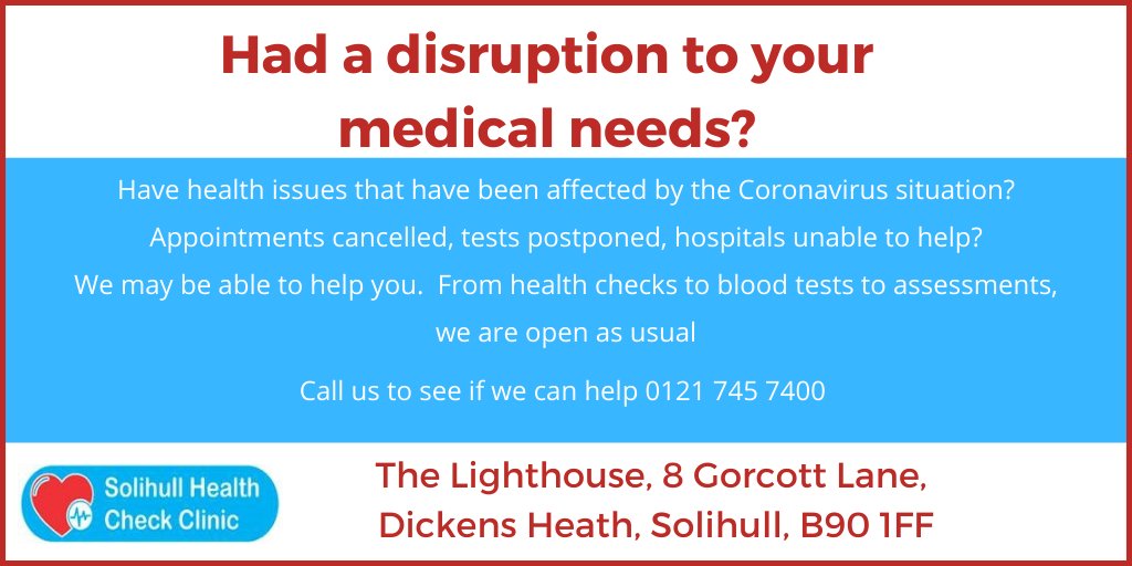 Solihull Health Check Clinic tweet media