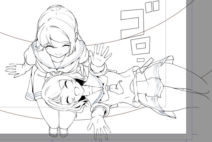 今日のようりこちゃん
誰だ!こんな描いたことないアングルを適当にぶち込んでくるやつは! 