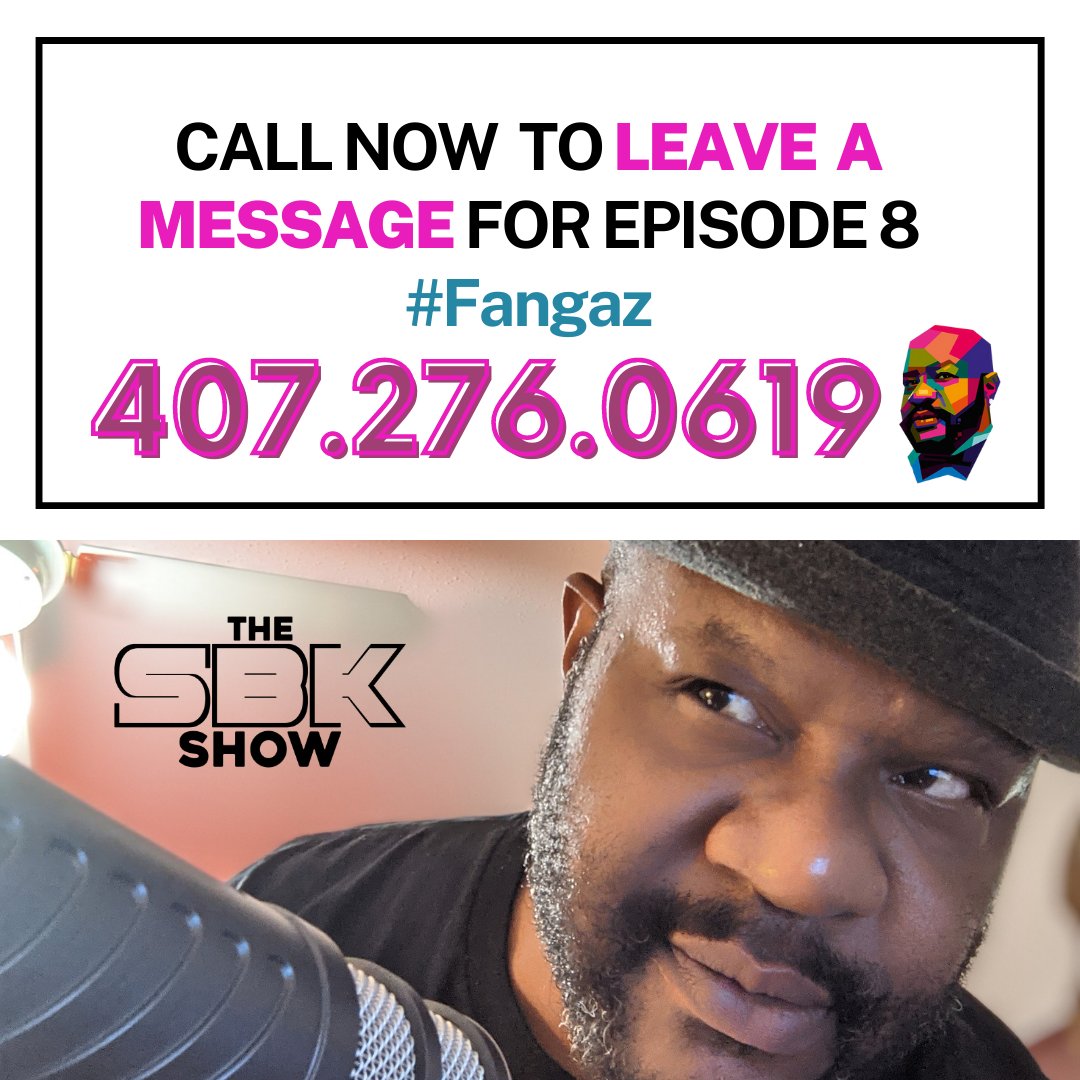 Comments, Topics, Hate? Call now! Leave me a message #Fangaz