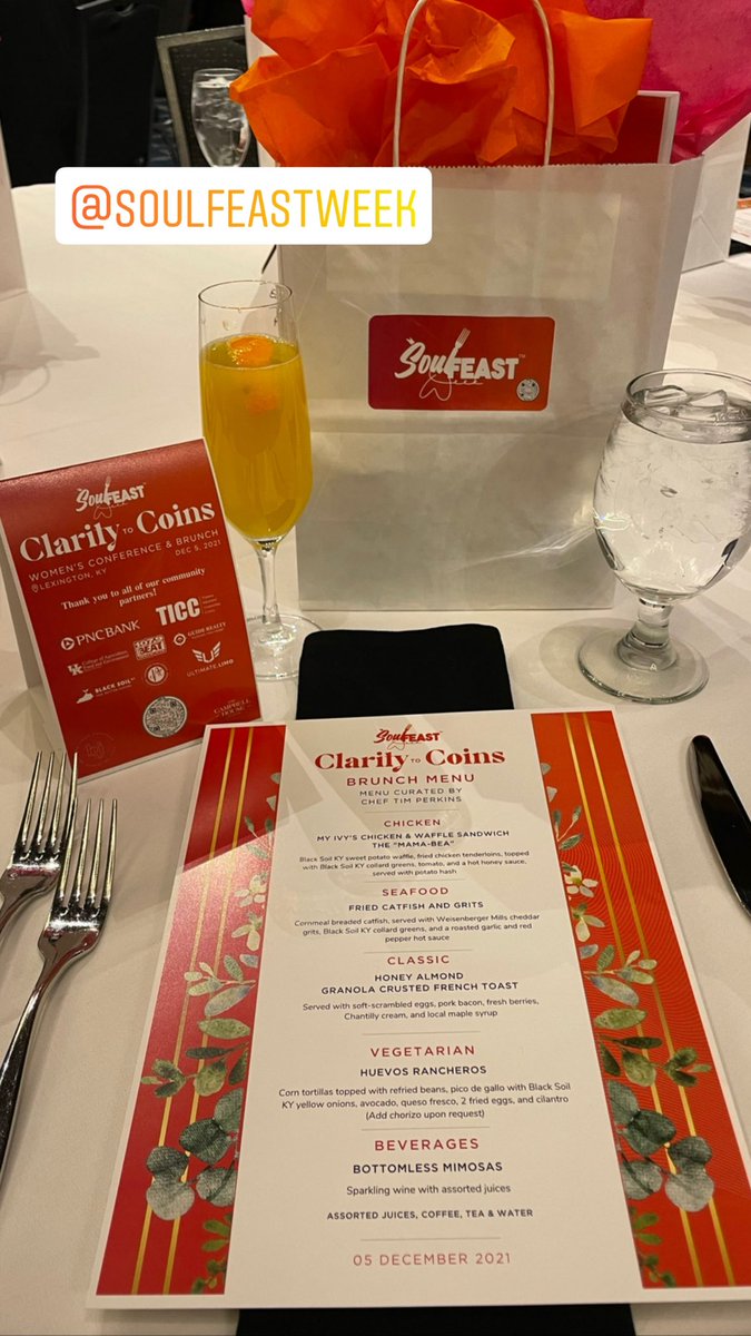 Wow!! Today @PNCBank sponsors SoulFeast’s Clarity to Coins Women’s Conference with keynote speaker @briancajohnson_ and she is teaching us incredible personal and business branding techniques. ⭐️