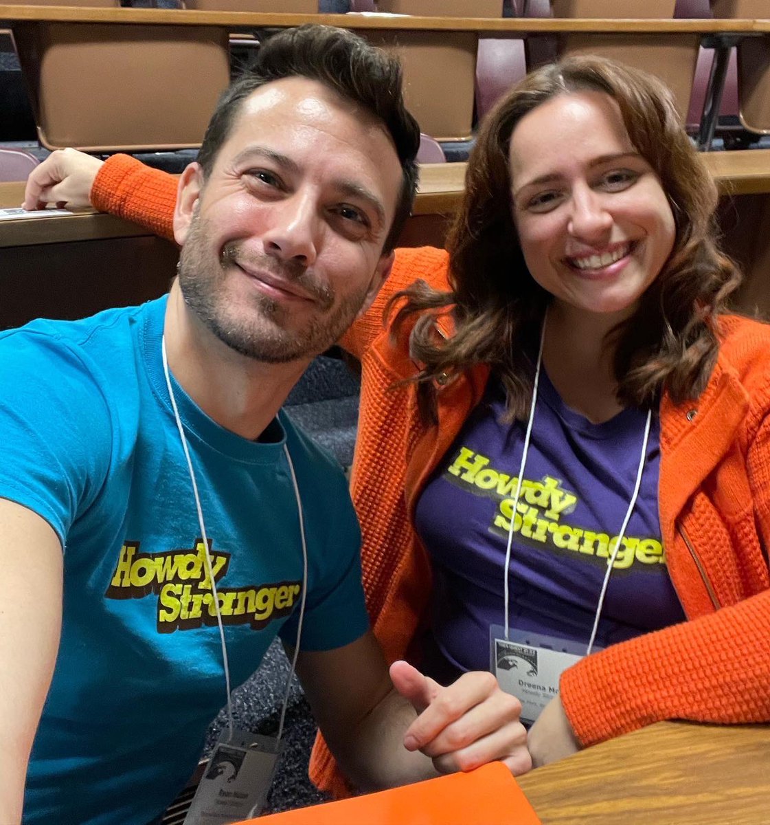 howdy_stranger's tweet photo. We had a great time judging Improv Pairs and running improv workshops at the PA Thespian Conference! Thanks for all the laughs 🤣 https://t.co/q7lInD4VRM