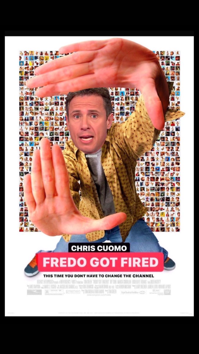 DailyGripeMemes's tweet photo. If you don’t get the reference of the actual movie this is a parody of, do yourself a favor and look up “Freddy Got Fingered” 😂 but… #IYKYK #freddygotfingered
#ifyouknowyouknow
#ByeByeFredo #cuomosexuals #unemployedactor #ChrisCuomo #CNN #FredoCuomo
#FredoGotFired #Fredo https://t.co/bD51jXGzty