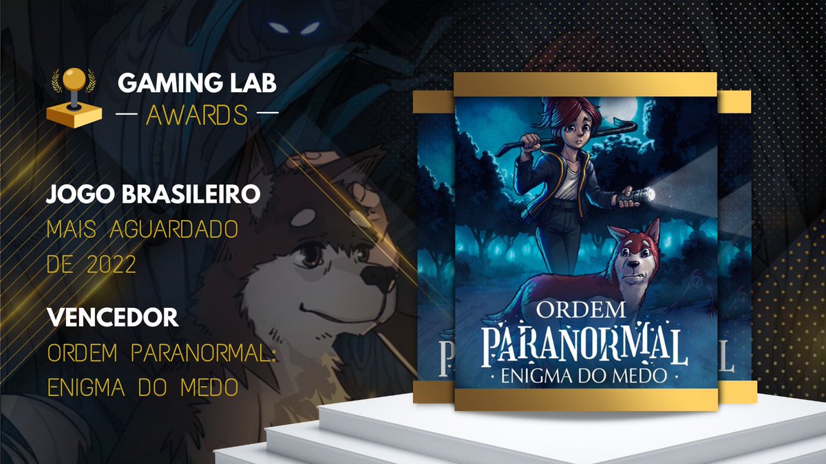 Gaming Lab 🕹 on X: #GamingLabAwards  O prêmio de Jogo Brasileiro Mais  Aguardado de 2022 vai para: 🏆Ordem Paranormal: Enigma do Medo🏆  #OrdemParanormalCalamidade  / X