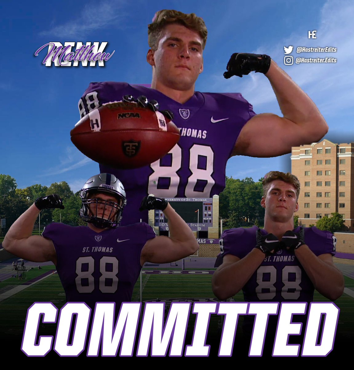 rink_matthew's tweet photo. 110% Committed!!! @CoachGrayvold @Coach_Caruso @UST_Football @LSWHawkFB @CoachGoose22 https://t.co/jbyjr7OlJo