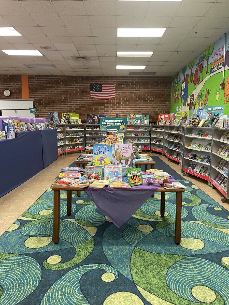 LibraryMorehead's tweet photo. Our kids are excited to go to our enchanted forest book fair! Donate to our cause here to help our kids shop! https://t.co/GMcWejN737 https://t.co/gVM8Yfp3KI