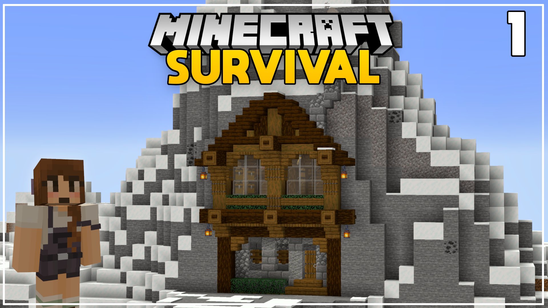 Build you a house to start a world in minecraft survival by