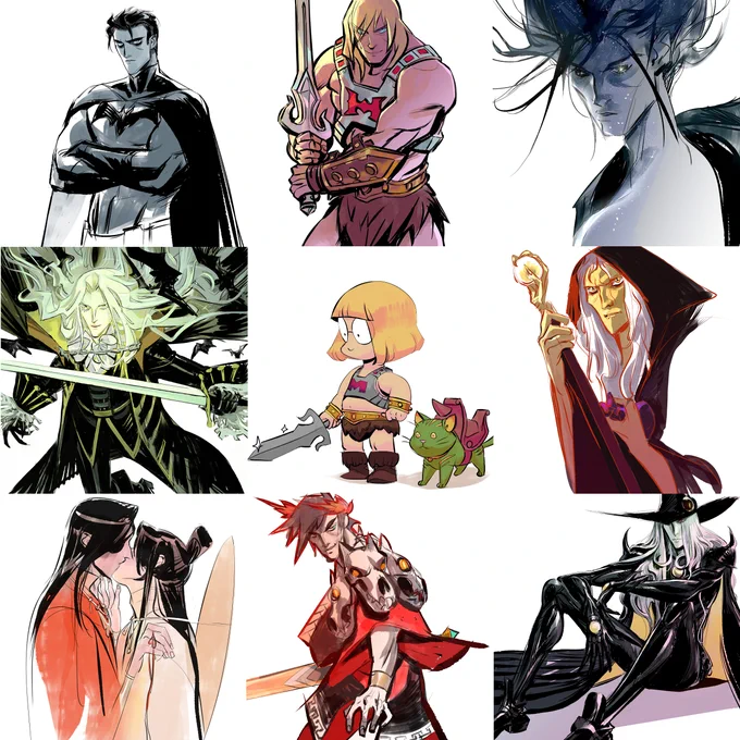 Drew lotsa dudes this year :D #artvsartist #artvsartist2021 