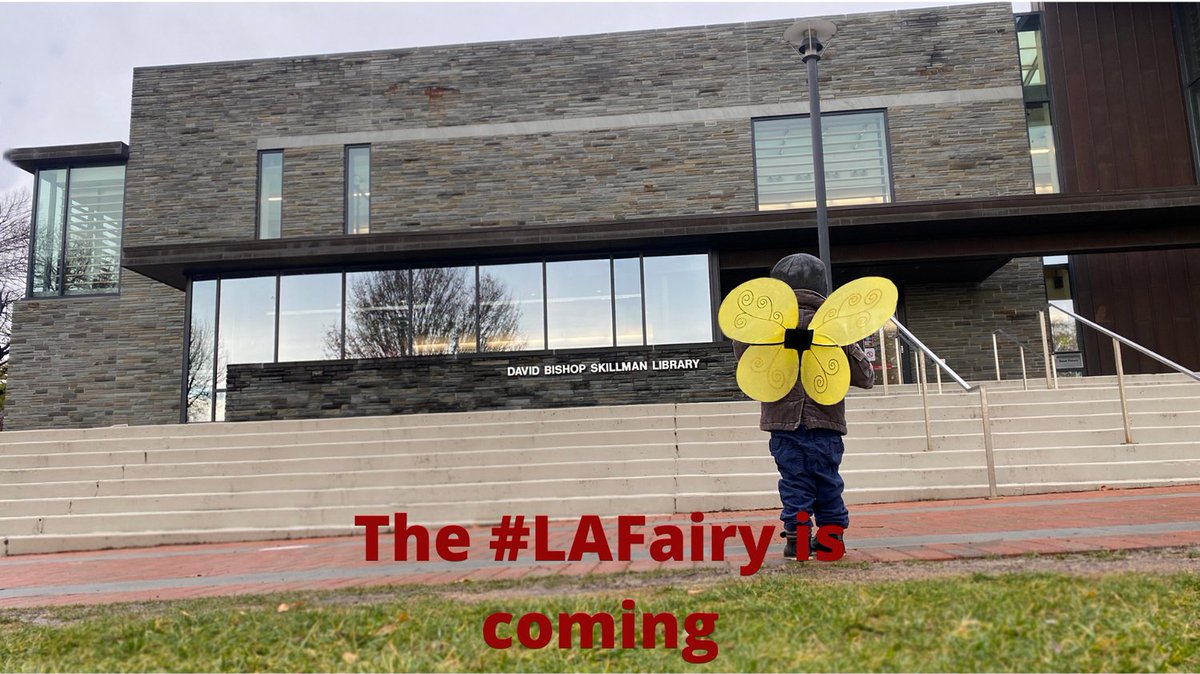 LafLib's tweet photo. The #LAFairy is coming to Skillman starting tomorrow through Friday to hide lots of #FinalsFairy prizes to get you through!
#Lafayette College #FinalsWeek #FinalsStudyBreak #FinalsStressRelief https://t.co/OyVPjUPwCr