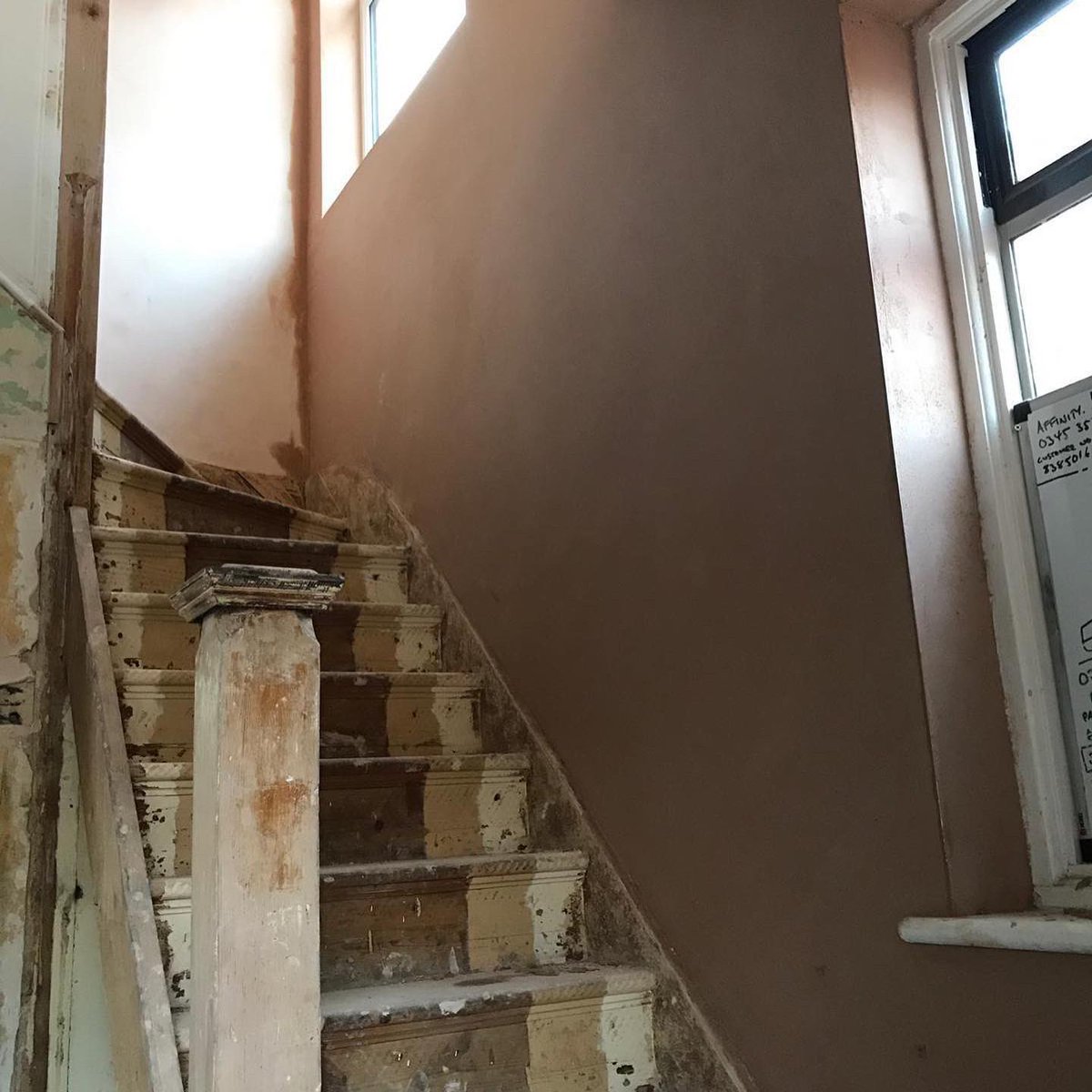 Staircase and hallway refurbishment carried out as part of a full house renovation. When you see changes like this it make the day job so much easier. #carpentry #construction #renovation #refurbishment #hertfordshire #bedfordshire #Buckinghamshire