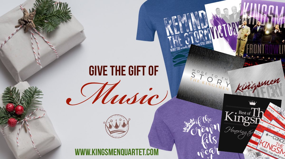 Order before Dec 13 to guarantee delivery by Dec. 24th!
Kingsmenquartet.com