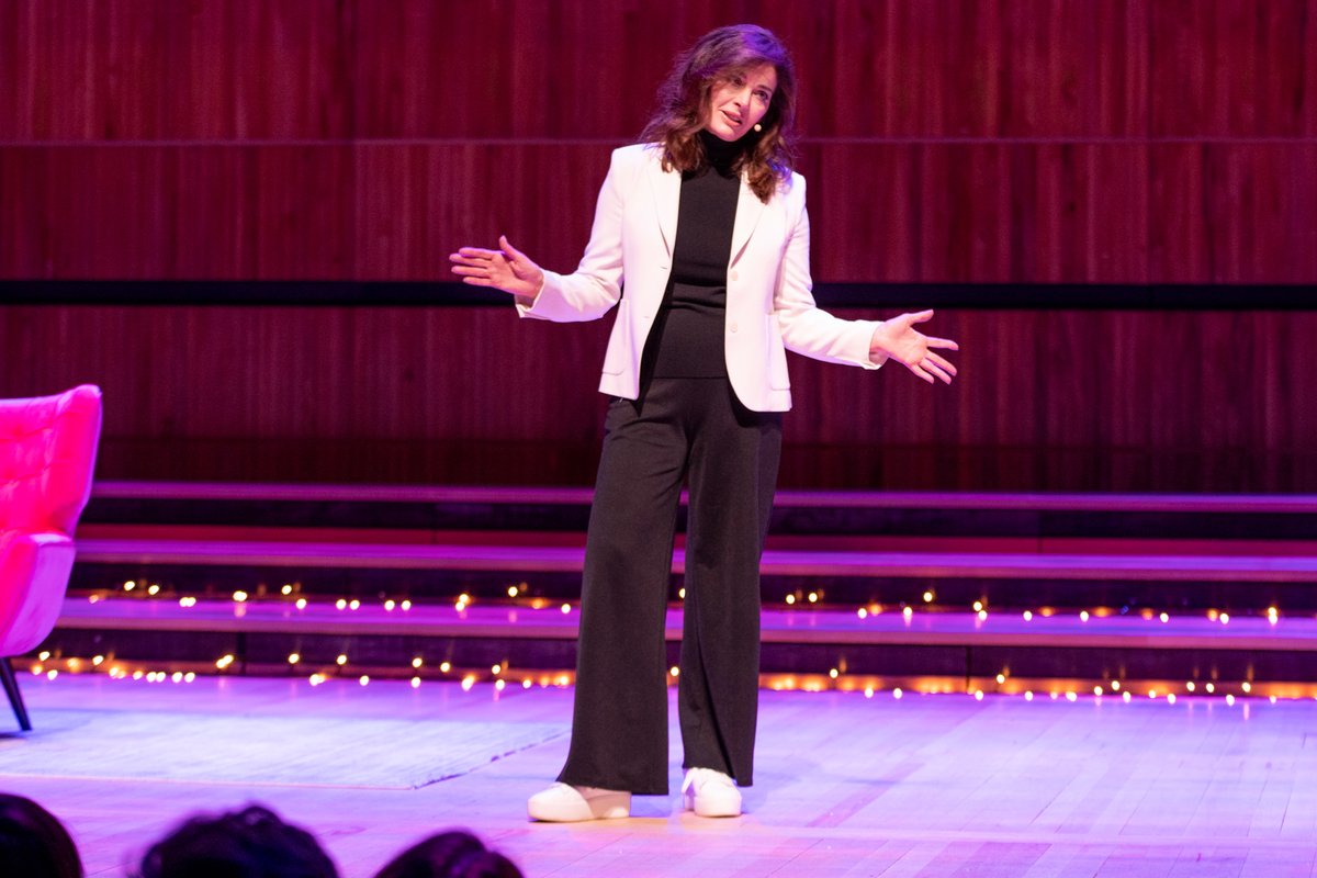 Nigella Lawson on stage at Royal Festival Hall