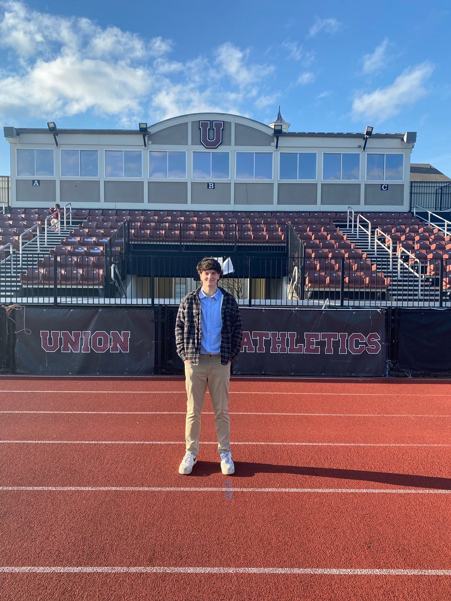 JoeScangas's tweet photo. After a great tour and visit, I am blessed to say that I have been offered an opportunity to continue my academic and athletic career at @UnionCollegeFB!! Thank you @FBCoachTJ and @Jeff_Behrman for this opportunity! https://t.co/2ETVFZtc3X