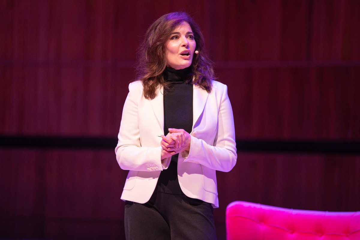 Nigella Lawson on stage at Royal Festival Hall