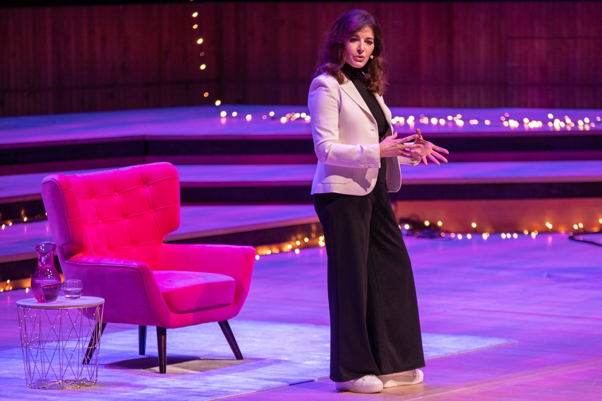 Nigella Lawson on stage at Royal Festival Hall