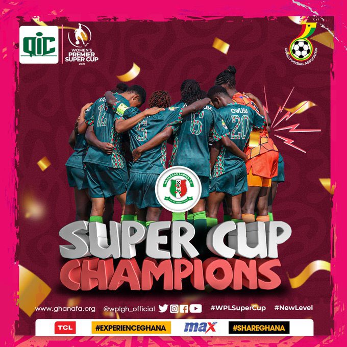 izayofori's tweet photo. Congratulations to @HasaacasLadies for winning the @wplgh_official Super Cup! 

#HASMAL 
#Dooooo https://t.co/en578rqpTo