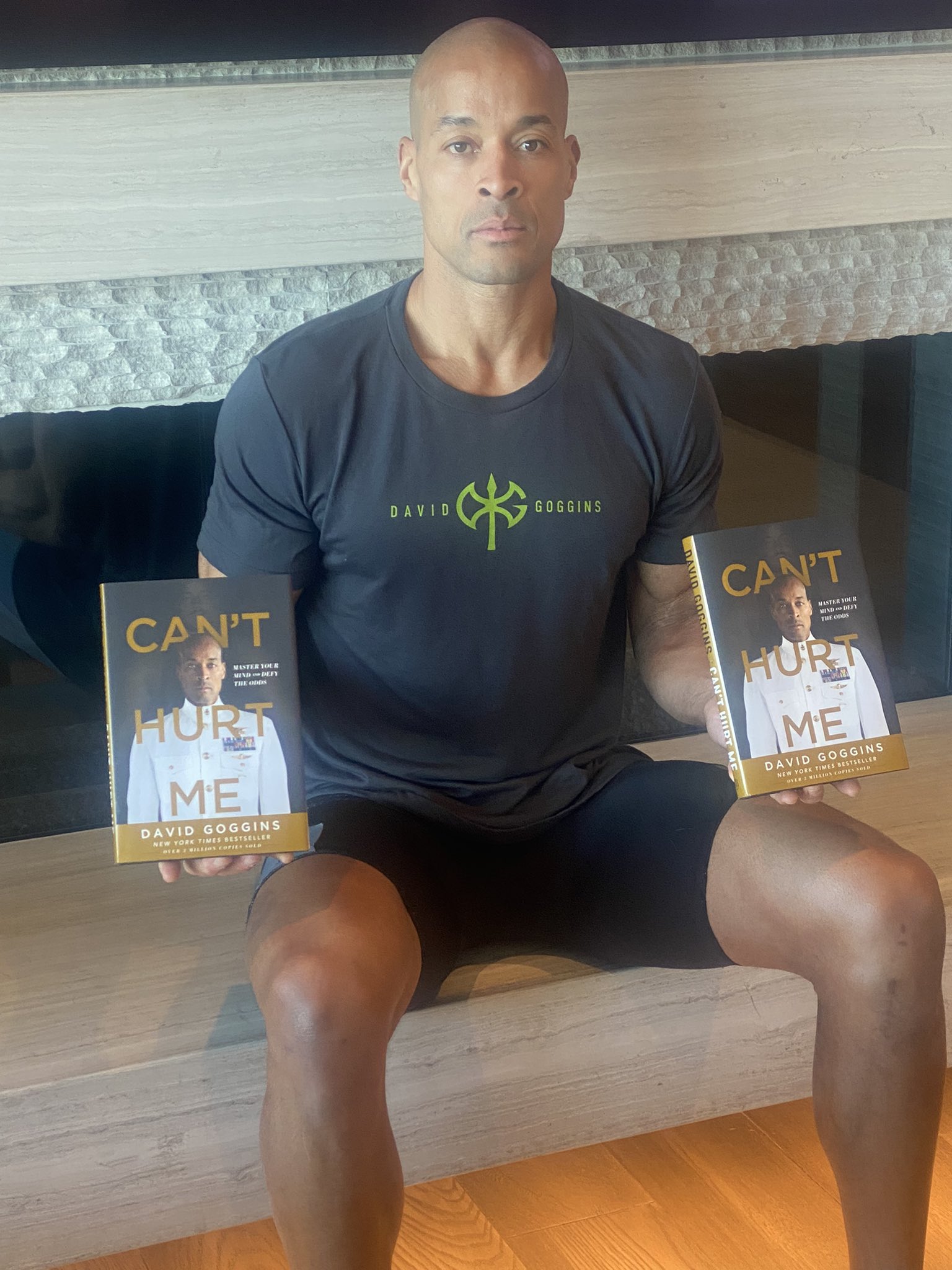 David Goggins on Instagram: I am truly humbled and honored to share that Can't  Hurt Me has now sold over 5 million copies and Never Finished has sold over  1 million copies