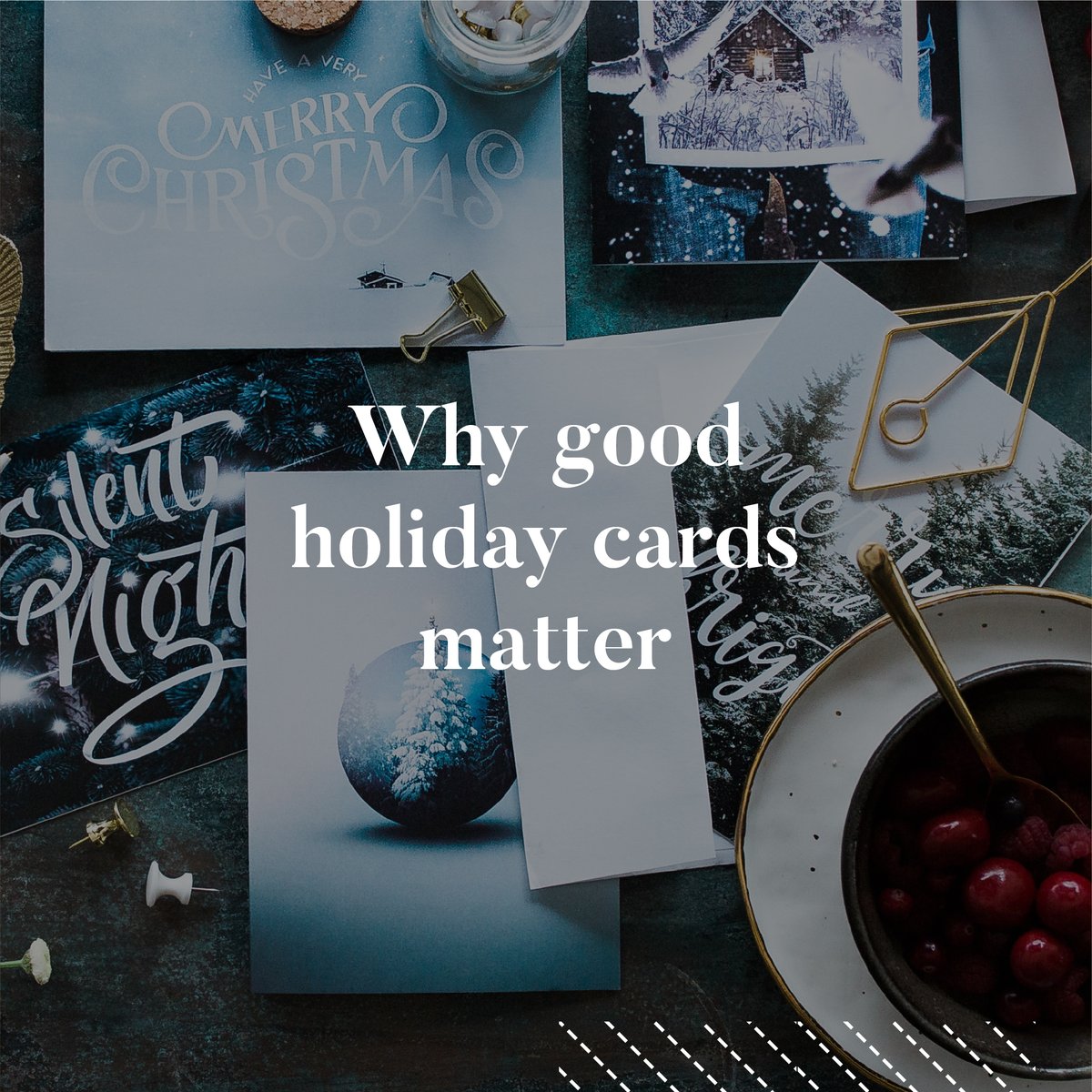 During the holidays, make sure to send paper cards to all of your loyal customers! As much as e-cards can do the job, sending paper cards with thoughtfully designated and written personal messages create a memorable experience, just like your product or service!