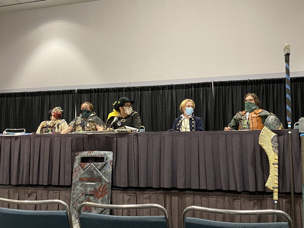 TorchlitTavern's tweet photo. Our boy did a very informative #Larp101 panel @comicconla yesterday! https://t.co/eoFzViH1du