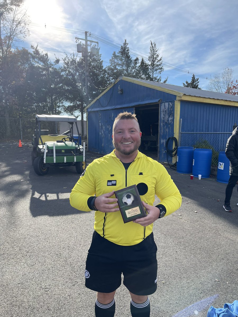 shorecoaches1's tweet photo. Congratulations to Shore Conference Soccer Official of the Year Jon Cohen.
Jon is a phenomenal official and was voted as such by both Monmouth &amp; Ocean County. Congratulations Jon, well deserved, we appreciate your commitment to the game. https://t.co/dtfP8sbJ68