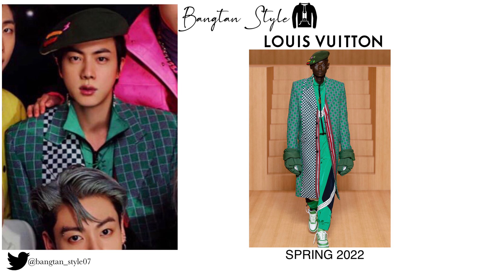 Bangtan Style⁷ (slow) on X: BTS x LOUIS VUITTON BTS wears Louis