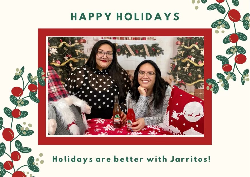 floredith12's tweet photo. Holiday are better with Jarritos☺️🎄 
@Jarritos @esa_ale17 https://t.co/1LaHCEQTR1