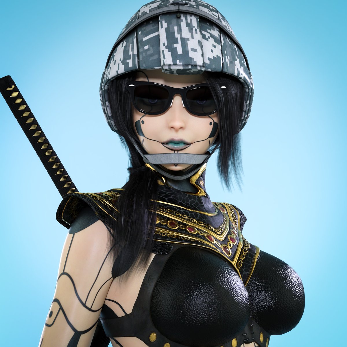 ebao_'s tweet photo. Minted another @MetaWaifus! This time is a badass cleopatra samurai trooper!!! Dayum 🔥🔥🔥#metawaifus #NFT #nftart #NFTartist #NFTs #NFTcollection #Solana #SolanaNFT #NFTCommunity @visual_inc @thankgodimhaziq @MyFeeline @chxpshxp https://t.co/0XpnlXkqUy