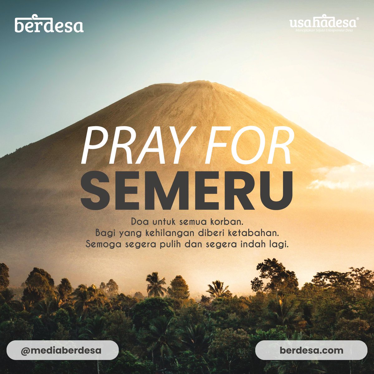 BUM_Desa's tweet photo. #PrayForLumajang #prayforsemeru https://t.co/GKrAzvy6Rj