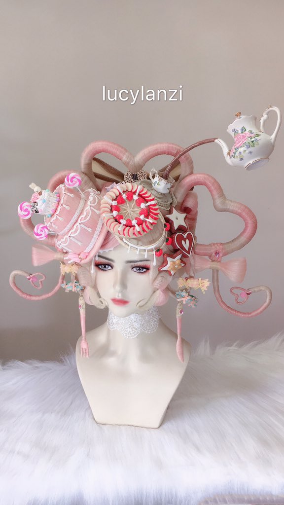 lucylanzi's tweet photo. My lolita hairstyle design
❤️Magic tea time❤️ https://t.co/Q9X73CKSkn