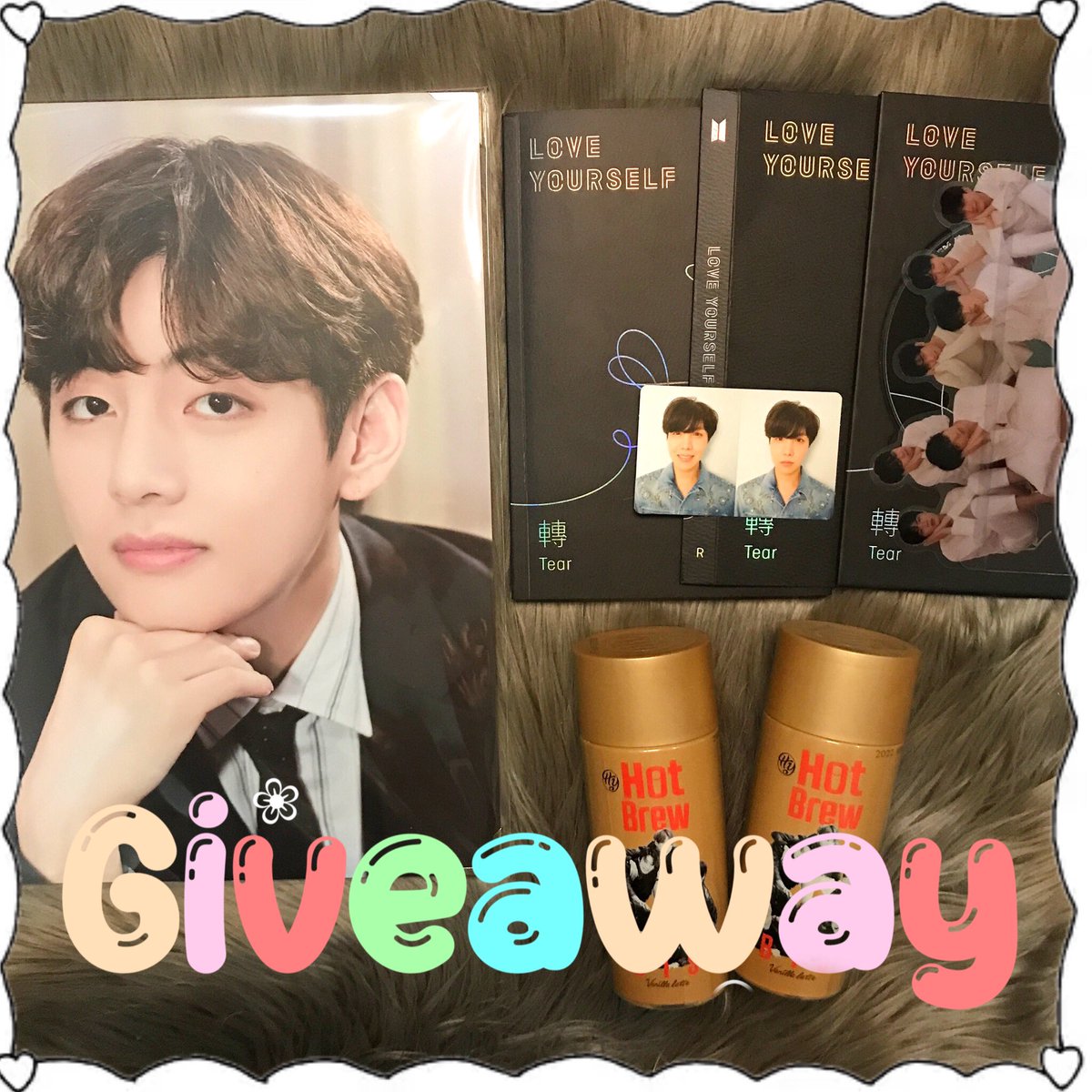 itslovelykpops's tweet photo. --- GIVEAWAY TIME ‼️--- 

Haaii guyss akhirnya lovely debut di twt &amp; ngadain GA 😙💖rulesnya gampang aja sobat~

RULES : 

1. Follow @itslovelykpops 
2. Like - Retweet 
3. Ss bukti - Retweet dibawah 👇

Periode GA 6- 24 Des
Pengumuan tgl 25 Des

GOOD LUCK 🥰✨
 #BTS #BTSxAMAs https://t.co/pN9UAOBLly