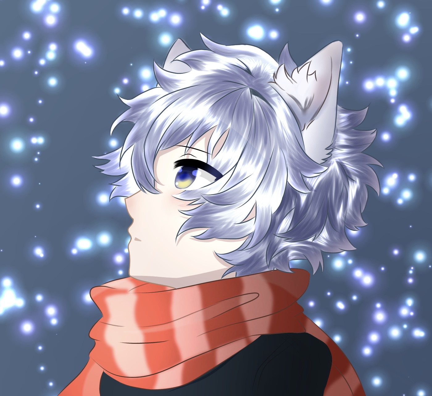 Wolf Boy Anime Drawing