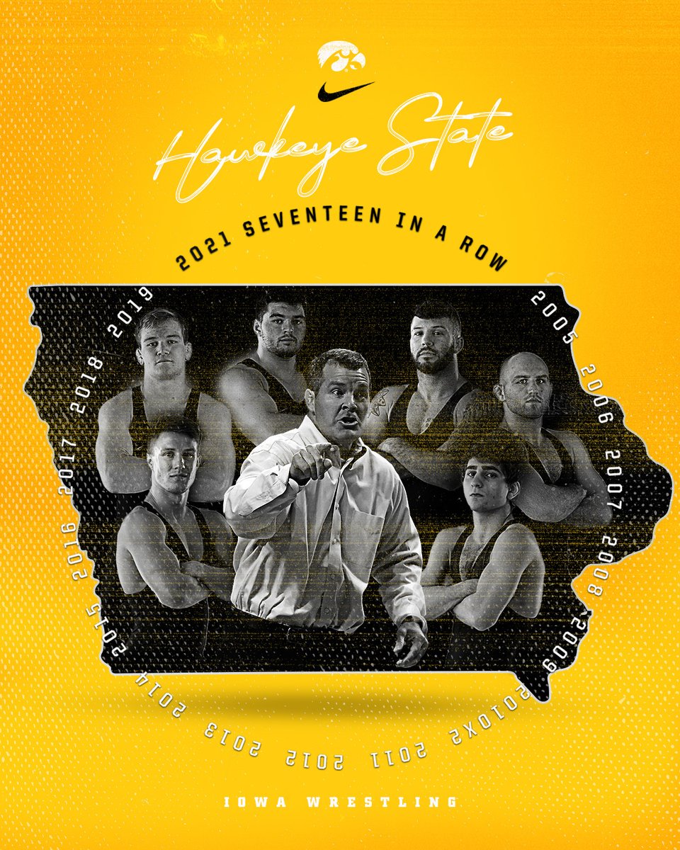 Hawks_Wrestling's tweet photo. 17 Straight, Hawkeye State 

#FightForIowa https://t.co/qCjOlQoa0p