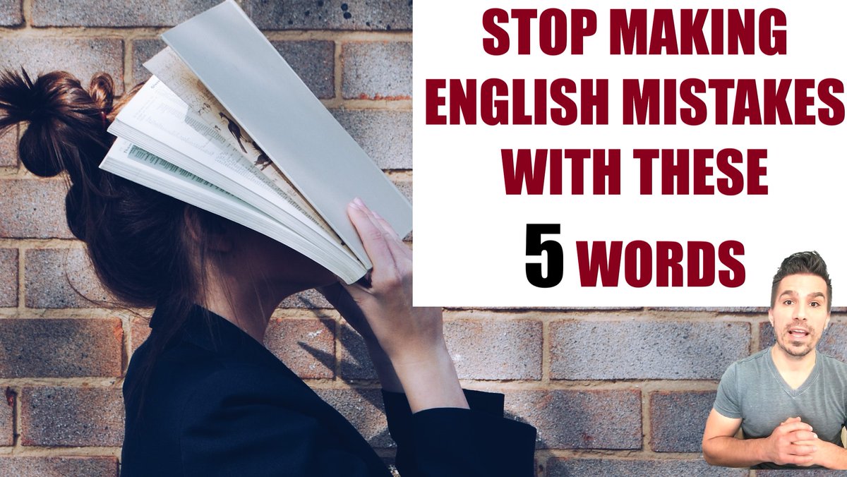 TristanDreyer8's tweet photo. ENGLISH TIPS: STOP MAKING ENGLISH MISTAKES WITH THESE 5 WORDS. #esl #engvid #english #esllesson
https://t.co/GcF7coC7Ol https://t.co/2wDsq4Yt7E
