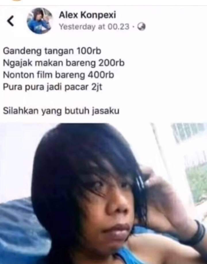 Android_AK_47's tweet photo. Monggo buat para ukhty jomblo mumpung masih promo.
Barang kali para akhy minat juga boleh DM aja
Bisnis jasa impian setiap pria peak!
Hubungi kakak pembina ๐๐๐
@Gojekmilitan
@RomitsuT
#androidak47 ๐๐
๐ https://t.co/9fj4cuESHz